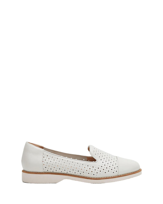 Womens Hush Puppies Demi Flats Ecru