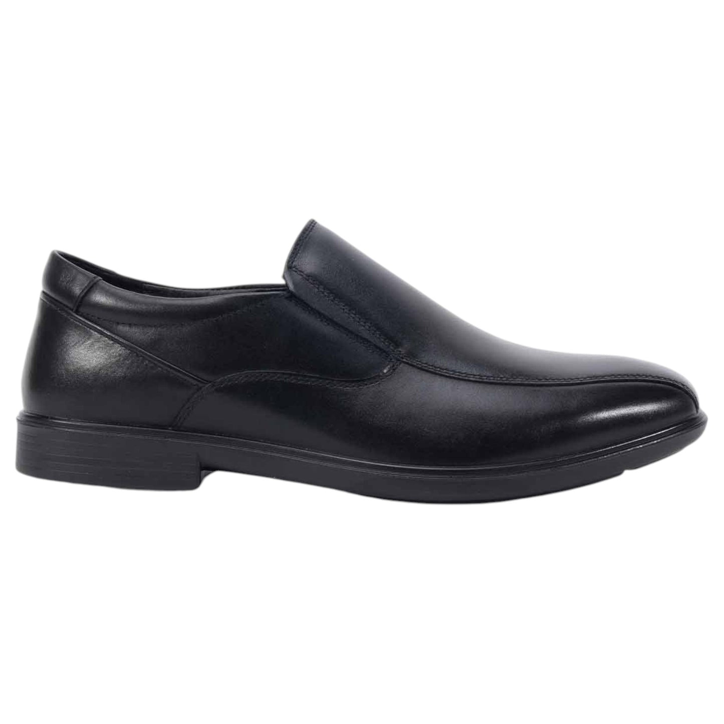 Mens Clarks Derby Dress Slip On Shoes Black
