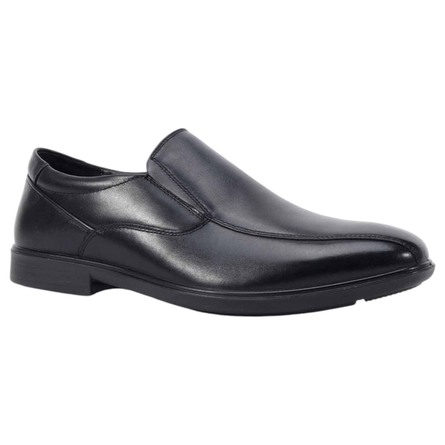 Mens Clarks Derby Dress Slip On Shoes Black