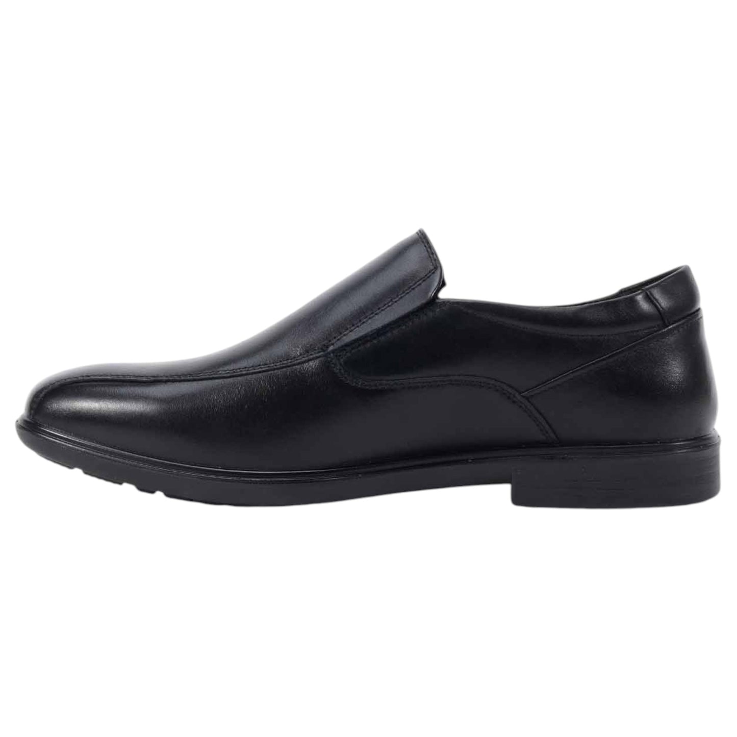 Mens Clarks Derby Dress Slip On Shoes Black