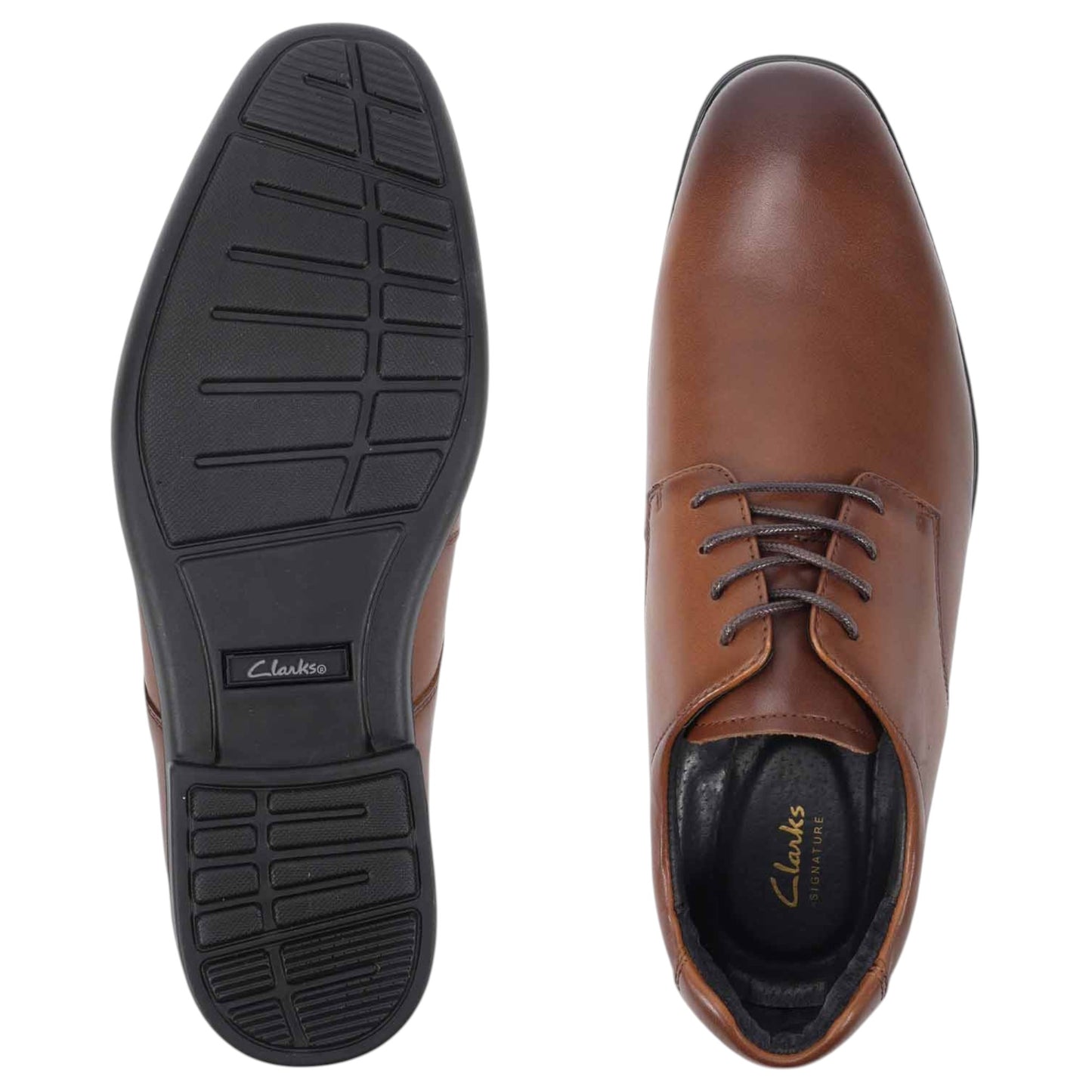 Mens Clarks Devon Dress Shoes Tan