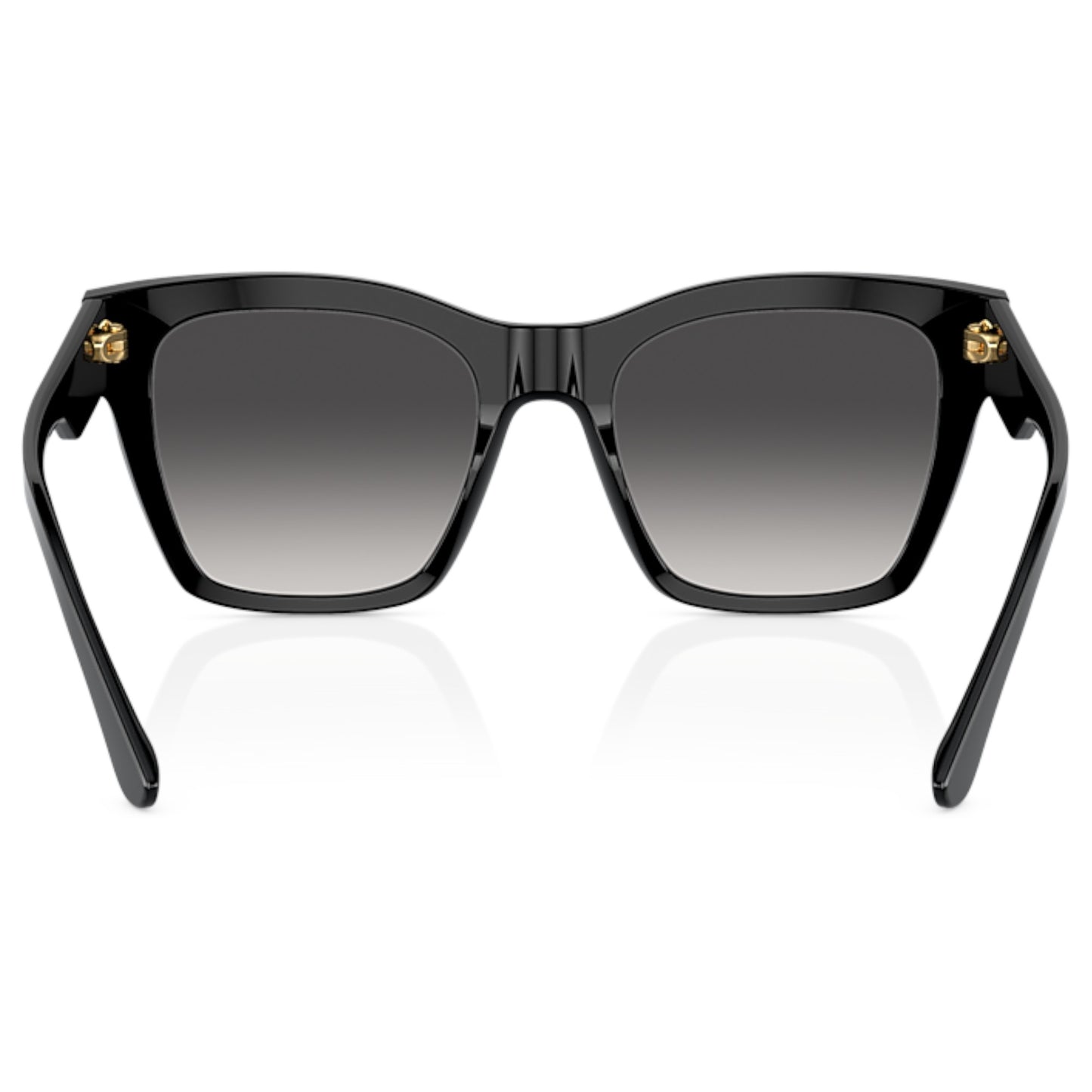 Women Dolce&Gabbana Dg4384 501/8G Black Square Grey Gradient Sunglasses