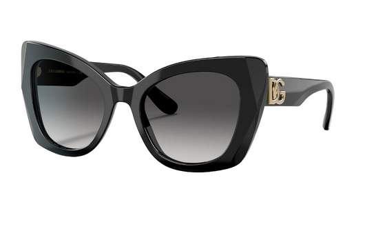 Womens Dolce & Gabbana DG4405 Sunglasses Black/ Grey Gradient