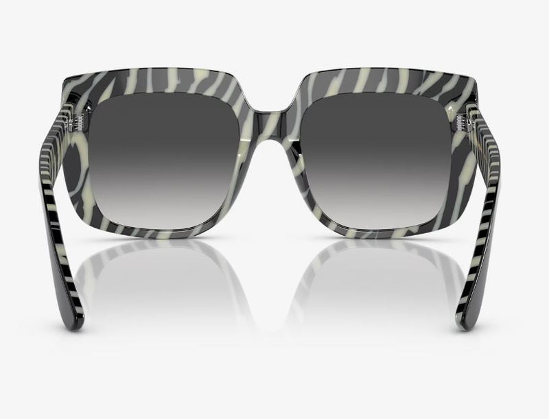 Womens Dolce & Gabbana Sunglasses Dg4414 Top Black On Zebra Sunnies