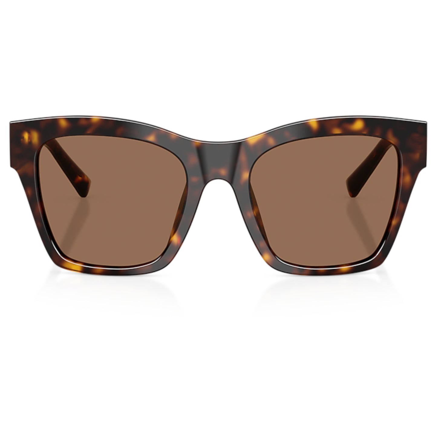 Women Dolce&Gabbana Dg4512 502/73 Tortoise Square Dark Brown Sunglasses