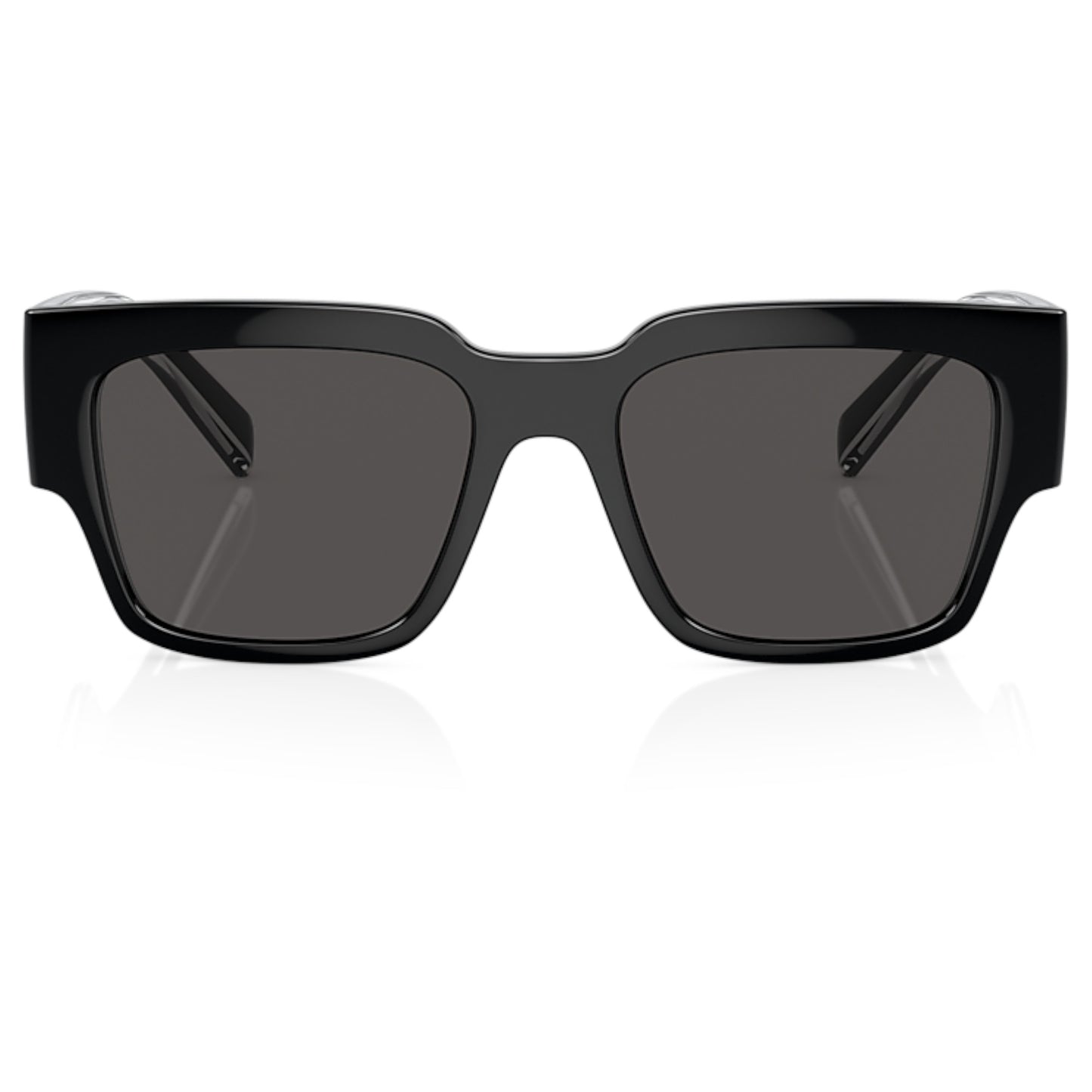 Men Dolce & Gabbana Dg6184 501/87 Black Square Dark Grey Sunglasses