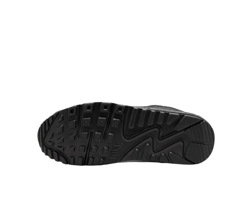 Womens Nike Air Max 90 Triple Black Athletic Shoes