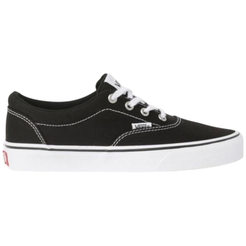 Womens Vans Doheny Canvas Black/White Classic Lace Up Shoes