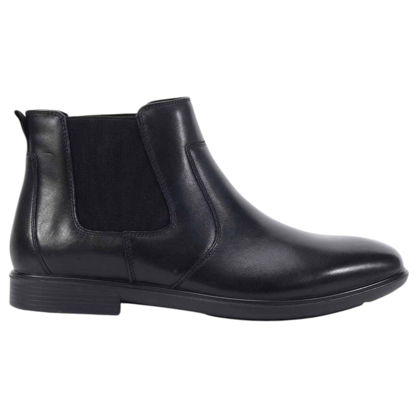 Mens Clarks Dorset Chelsea Black Boots