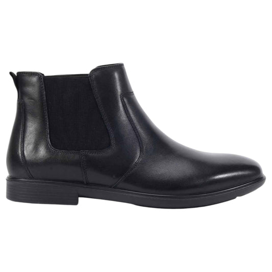 Mens Clarks Dorset Boots Black