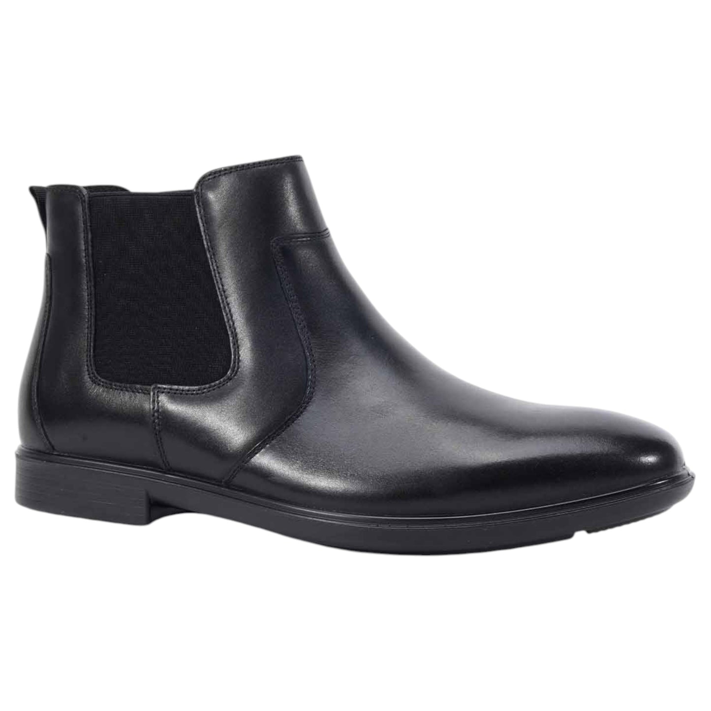 Mens Clarks Dorset Chelsea Black Boots