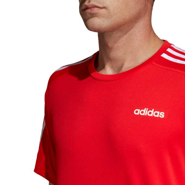 Adidas Mens D2d 3-Stripes Training Active Tee T-Shirt