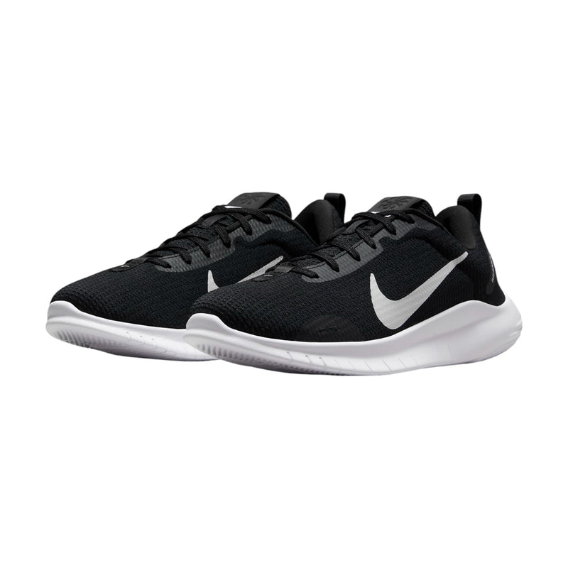 Womens Nike Flex Experience Run 12 Black/ White Athletic Running Shoes