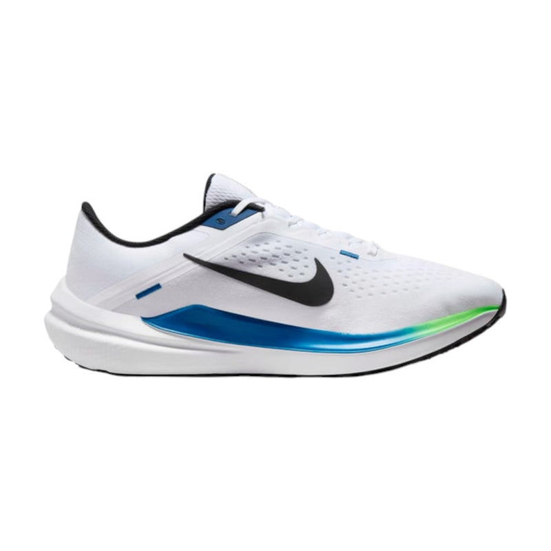 Mens Nike Air Winflo 10 White/ Blue Athletic Running Shoes