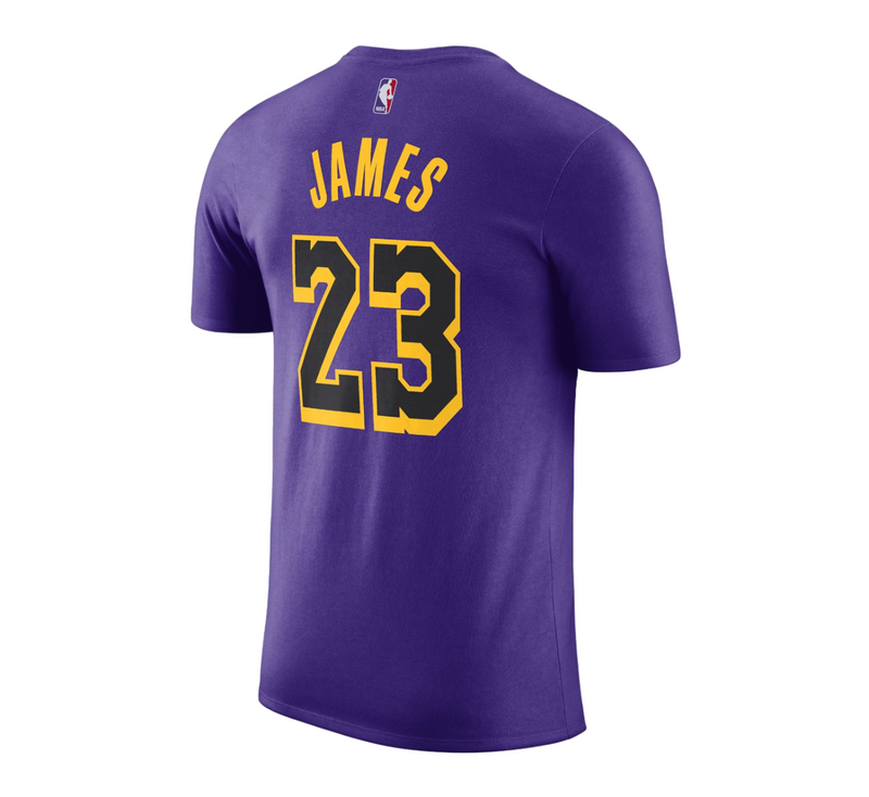 3 x Mens Nike Air Jordan Lebron James Lakers Purple Statement Jersey T-Shirt