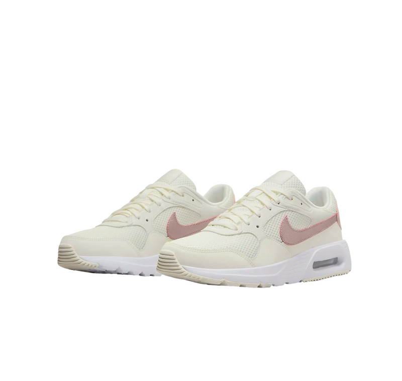 Womens Nike Air Max Sc Se Sail/ Pink Oxford Athletic Shoes