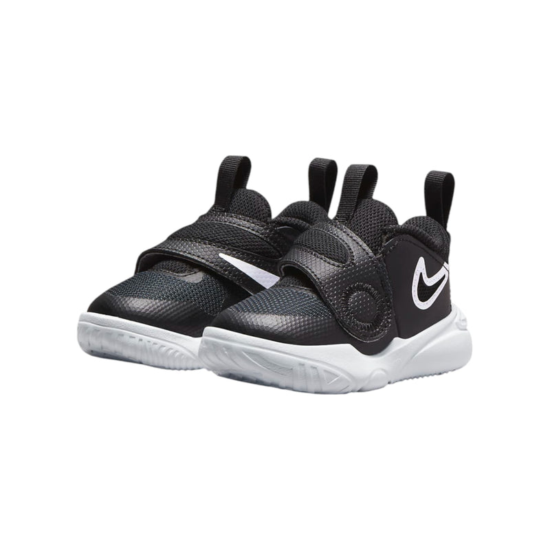 Unisex Toddler Nike Team Hustle D 11 Black/ White Athletic Shoes