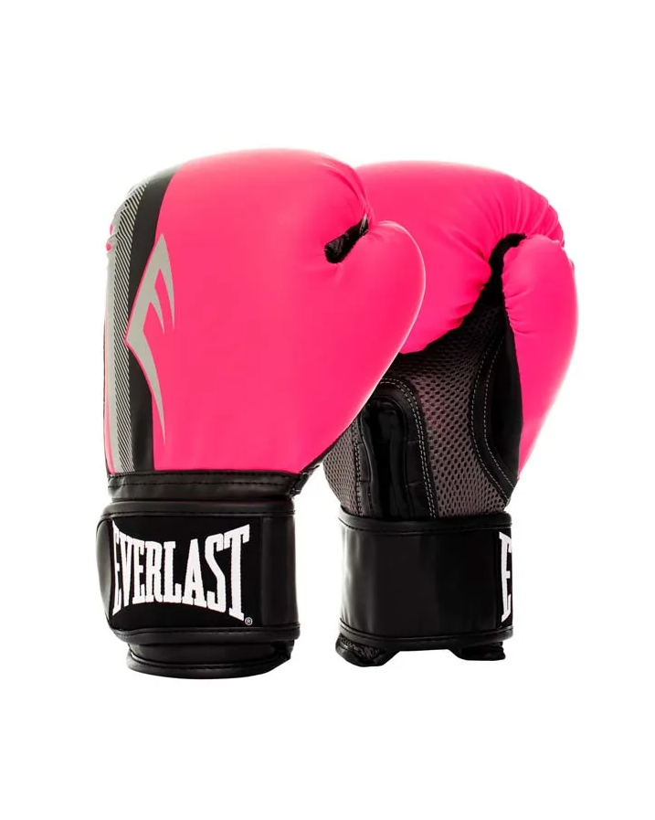 Everlast Pro Style Power Training Boxing Gloves Pink/Black 10Oz