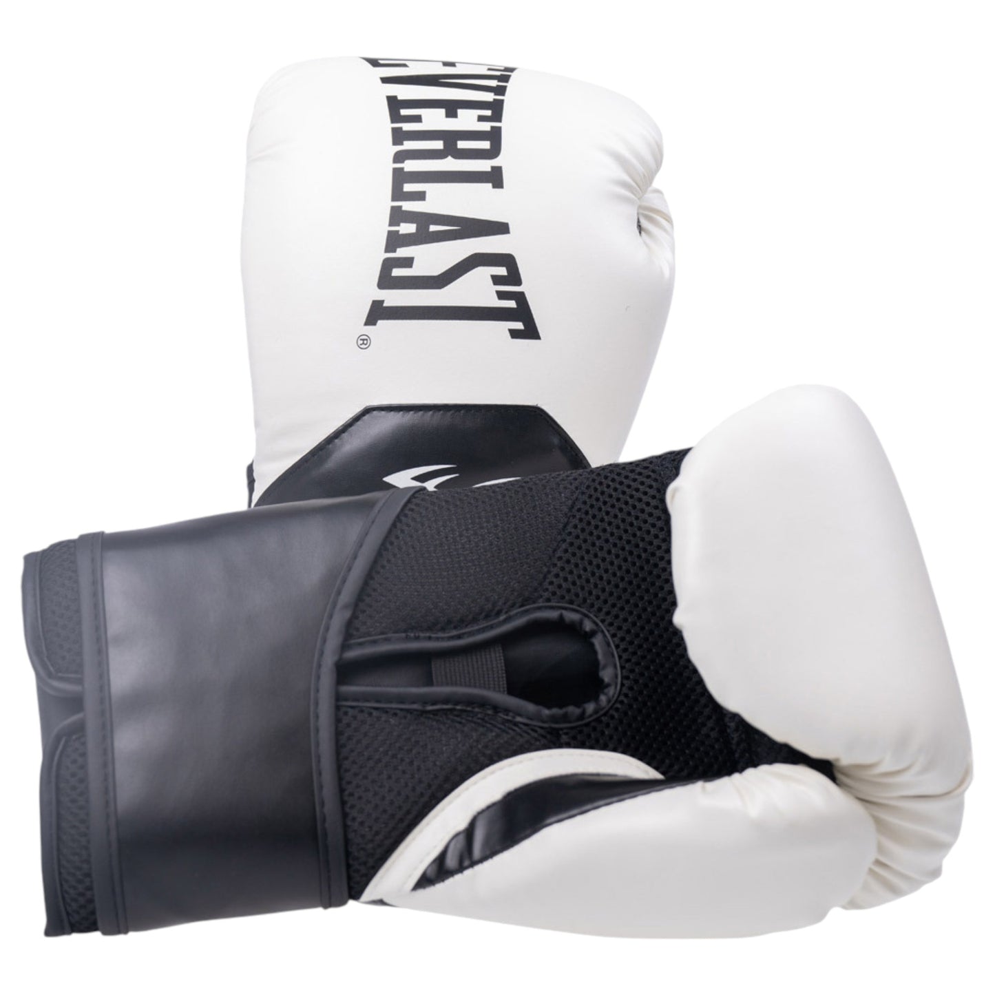 Unisex Adults Everlast Elite 2 12oz Boxing Gloves White/Black