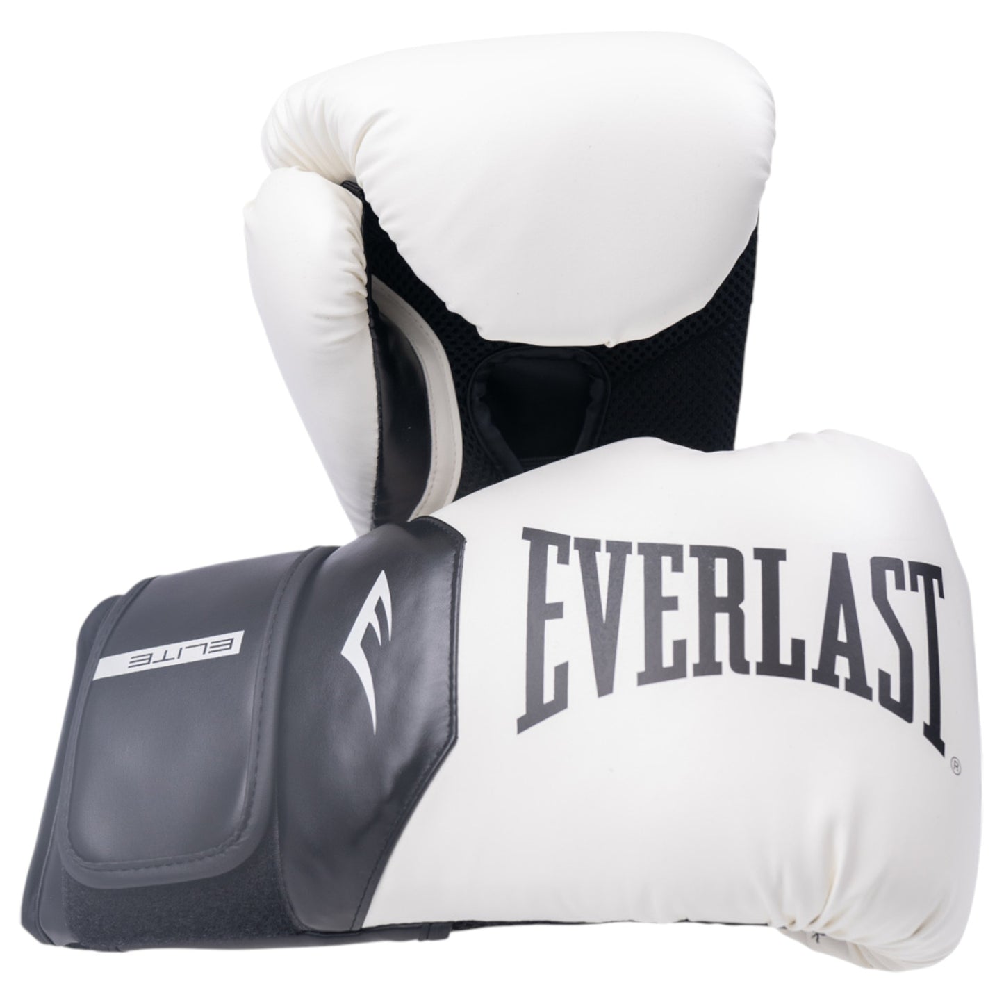 Unisex Adults Everlast Elite 2 12oz Boxing Gloves White/Black