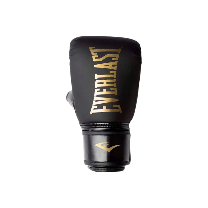 Everlast Elite Cardio Boxing Gloves & Focus-Mitt Combo Black/Gold Fitness Pack