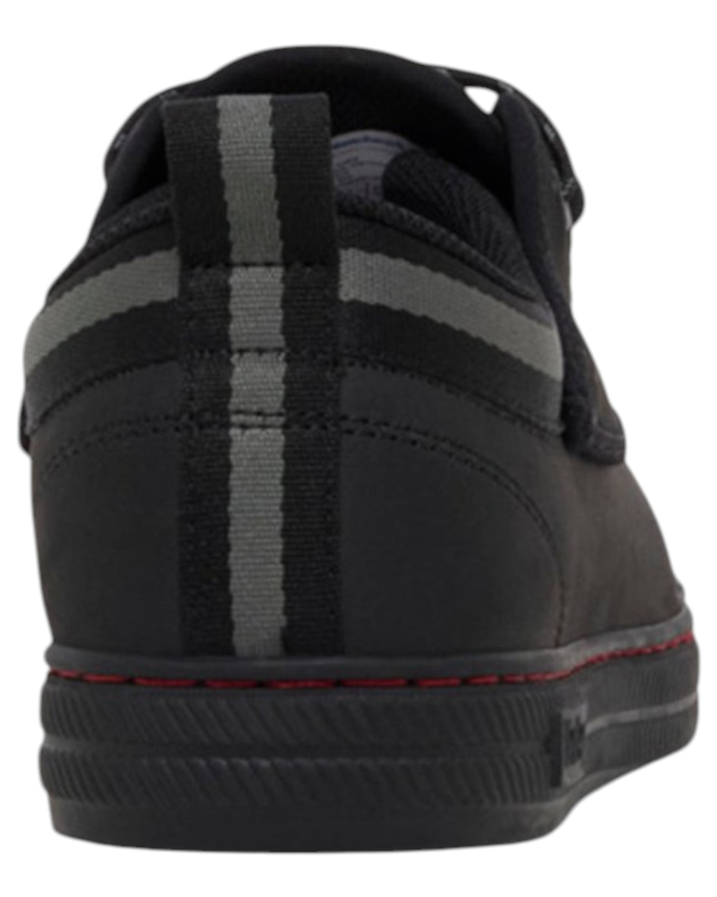 Mens Volley Safety Steel Cap Leather Shoes Black Nubuck