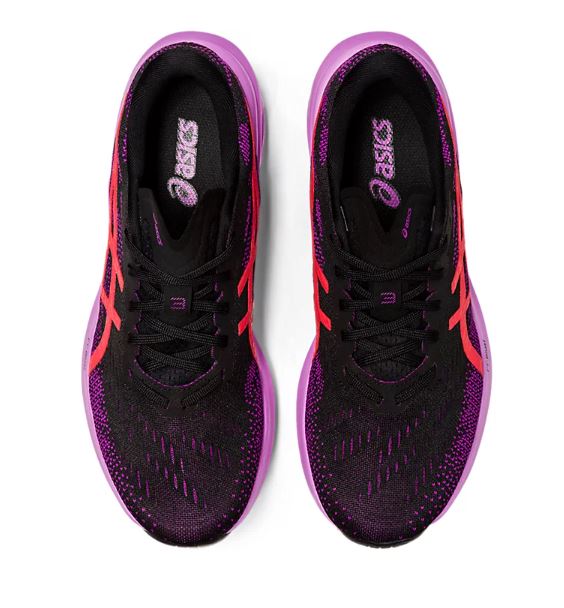 Womens Asics Dynablast 3 Black/ Red Alert Athletic Running Shoes