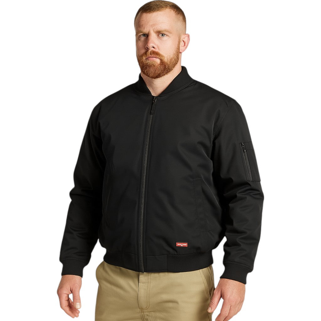 Mens Hard Yakka Bomber Winter Jacket Black