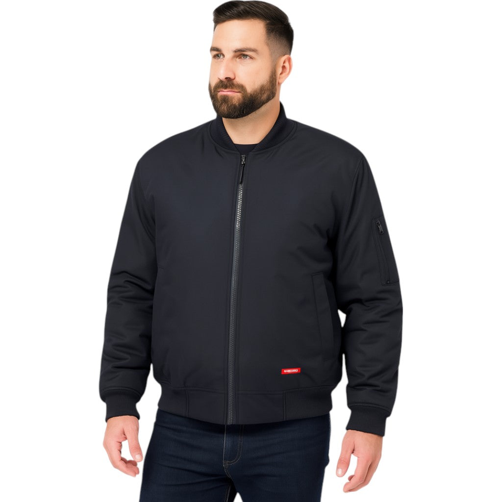 Mens Hard Yakka Bomber Winter Jacket Navy