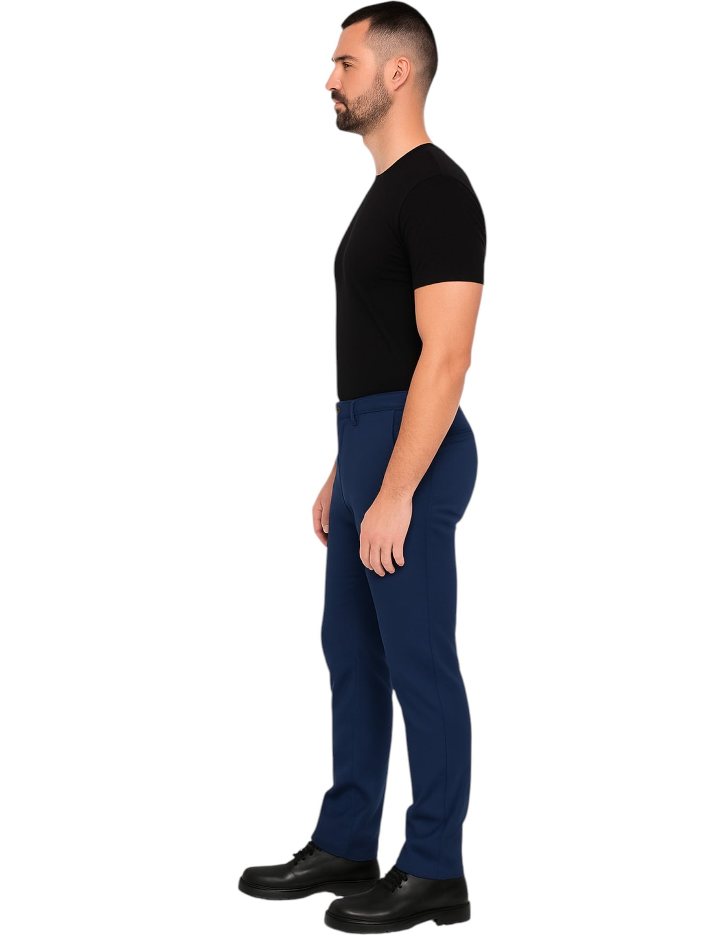 Mens Hard Yakka 3056 Stretch Canvas Cargo Workwear Pants Navy