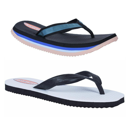 2 X Mens Original Surfer Joe & Double Plug Thongs Sandals Slippers Flip Flops