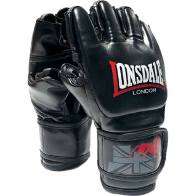 Lonsdale Ld Challenger Mma Training Gloves Boxing Gym Black