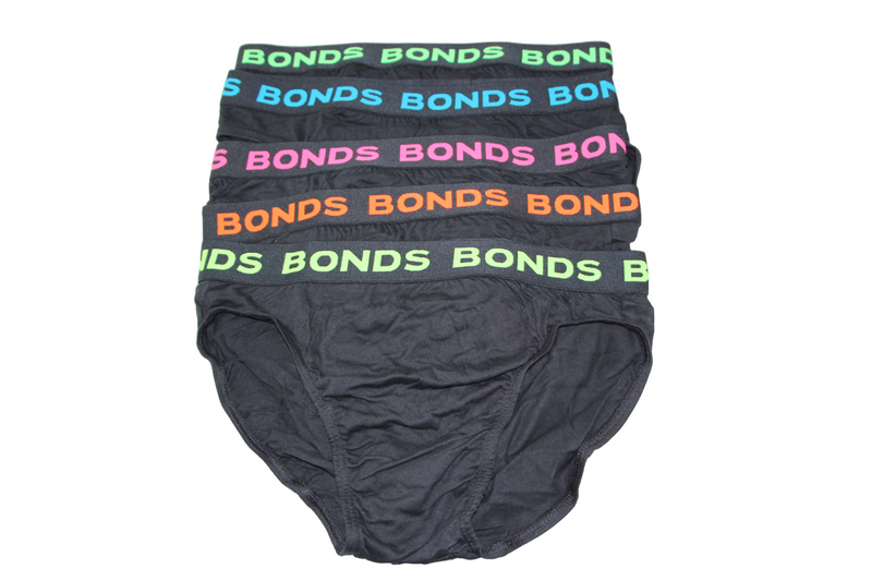 10 Pairs X Bonds Mens Hipster Brief Underwear Black Briefs K64 Pack