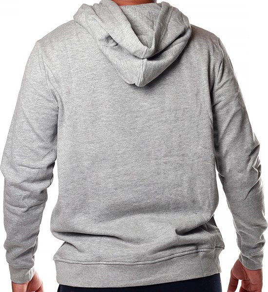 2 x Mens Kappa Logo Tairiti Hooded Sweater 902 Pullover Hoodie Grey/Black