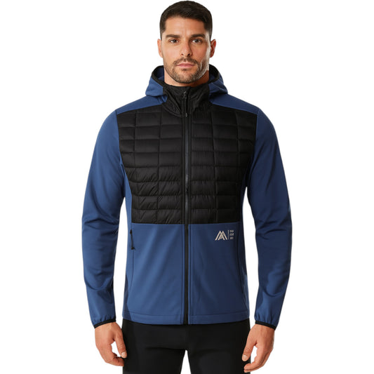 Mens The North Face Lab Hybrid Thermoball Jacket Hooded Hoodie Blue/ Black