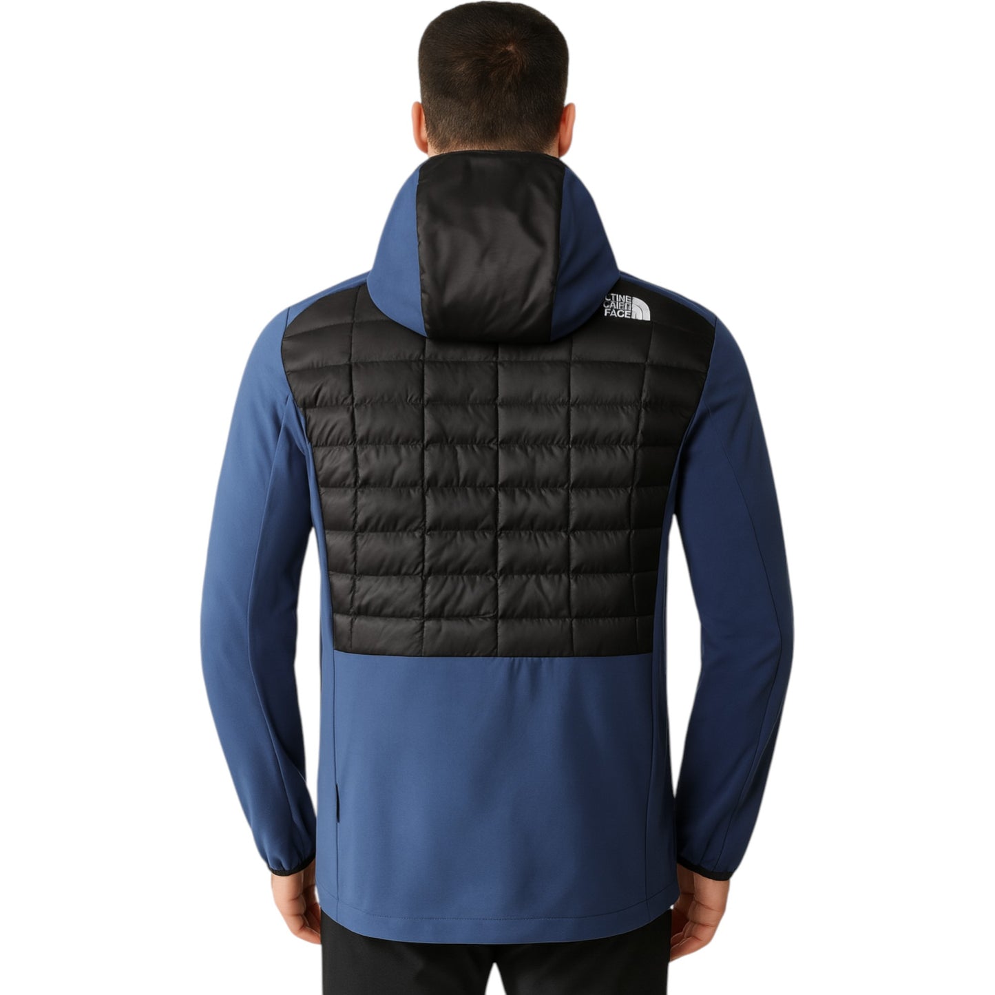 Mens The North Face Lab Hybrid Thermoball Jacket Hooded Hoodie Blue/ Black