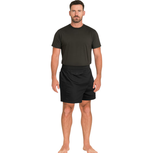 Mens Stubbies Original Basic Shorts Black