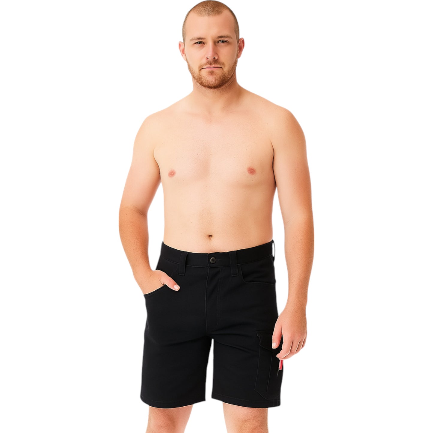 Mens Hard Yakka Legends Cargo Shorts Black