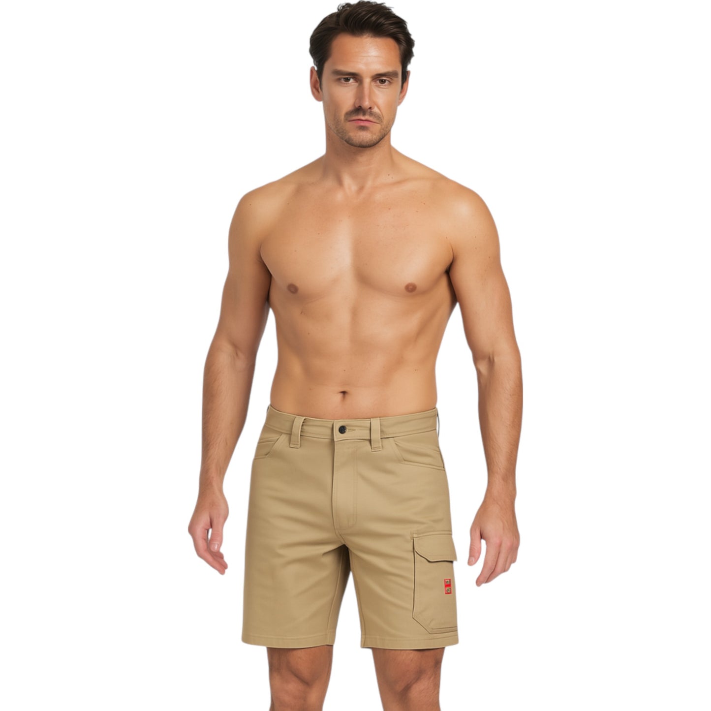 Mens Hard Yakka Legends Cargo Shorts Khaki