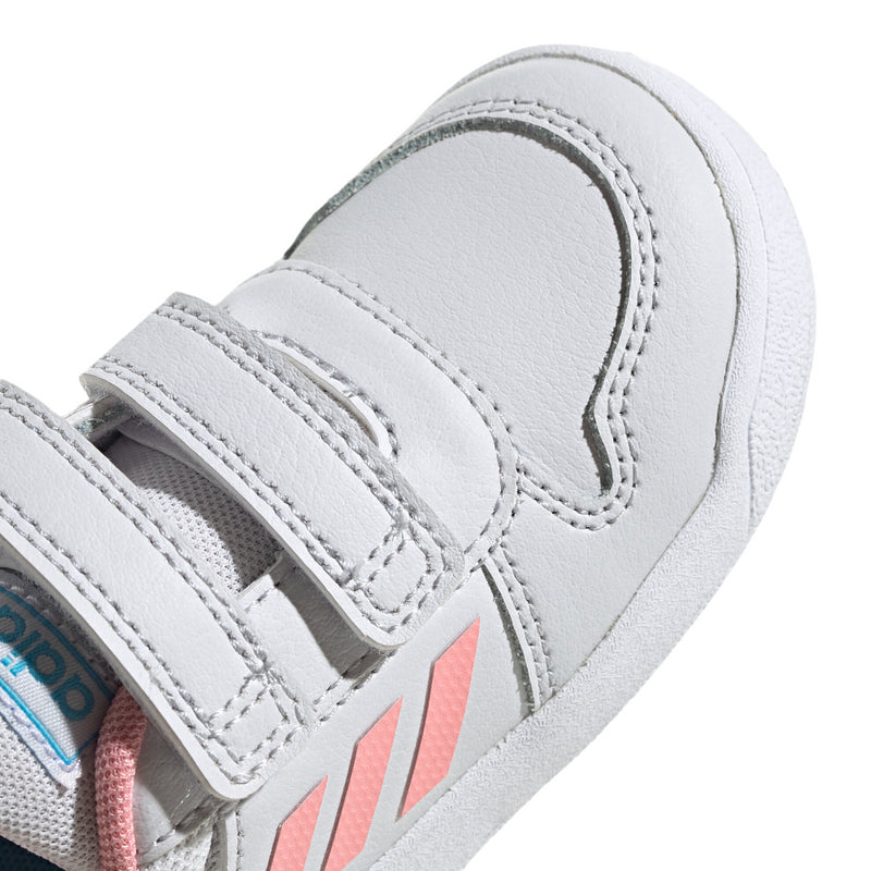 Adidas Jr Kids Girls White/Pink Tensaur Infant Shoes