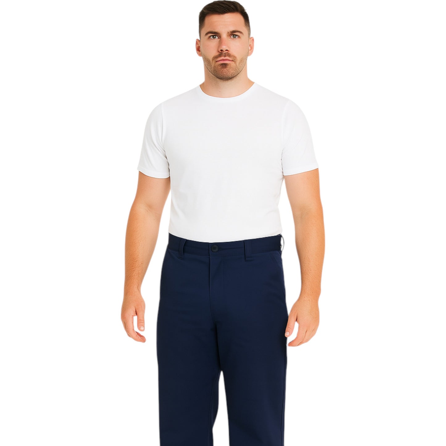 Mens Hard Yakka Drill Workwear Pants Navy