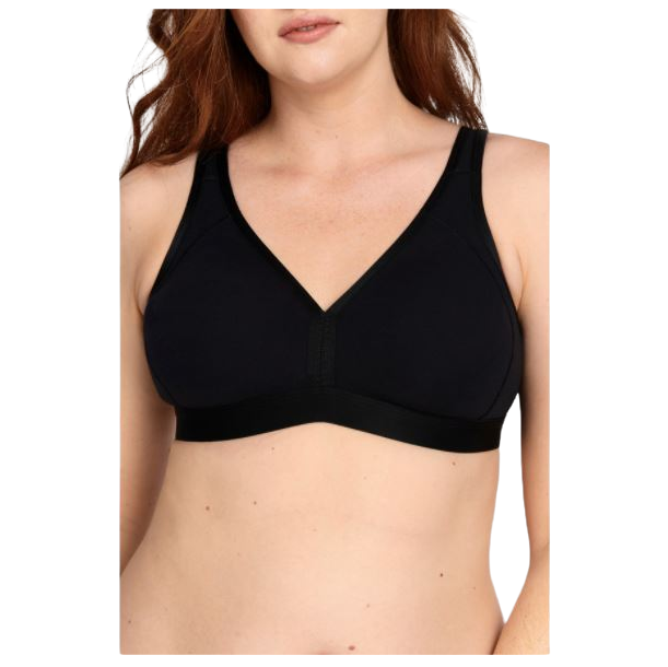 2 x Hestia Body Wirefree Non-Contour Bra Black Yxbgw