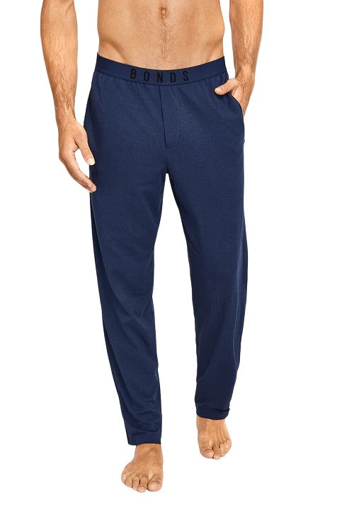 2 x Bonds Mens Comfy Livin Jersey Pant - Atlantic Blue Tracksuit Trackies