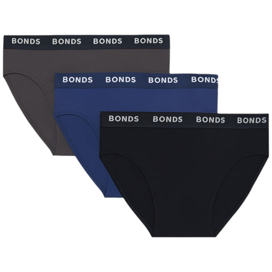 6 Pack Mens Bonds Everyday Value Briefs Underwear Multi