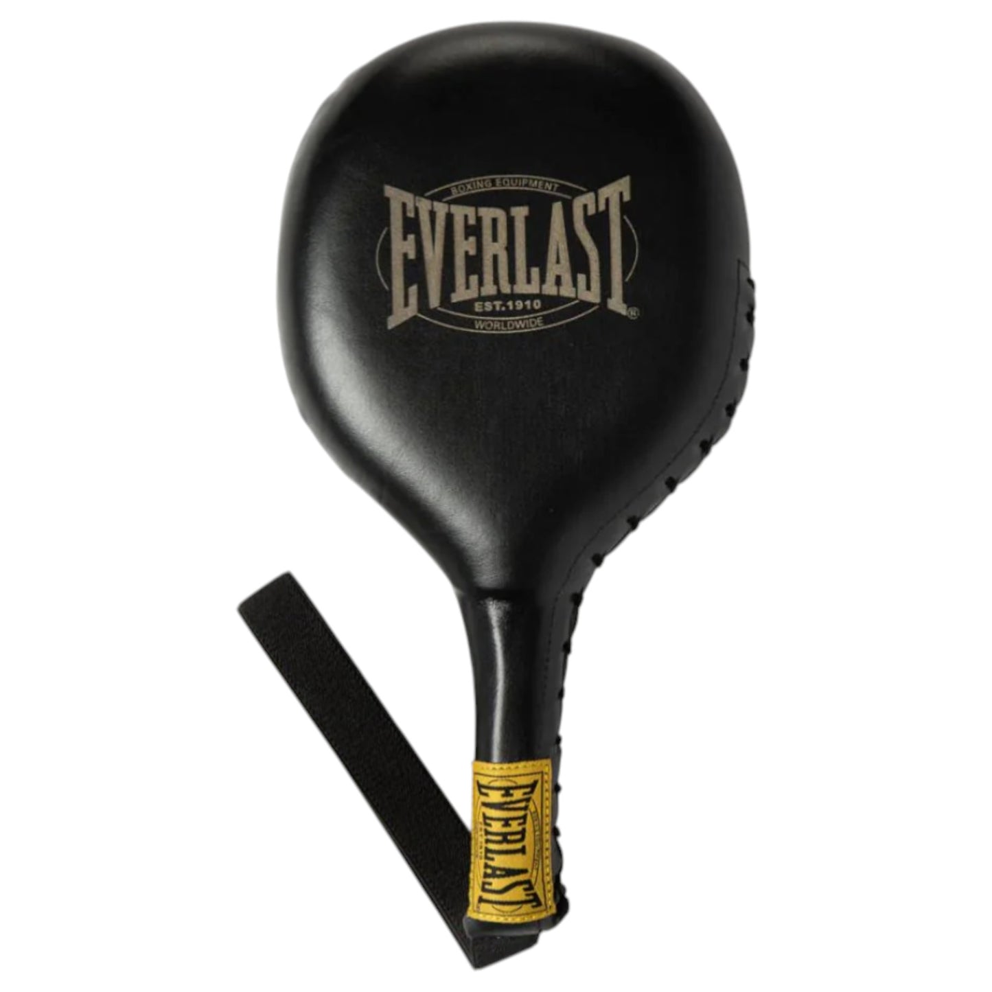 Unisex Adults Everlast 1910 Leather Punch Paddles Boxing Mitts Black/White