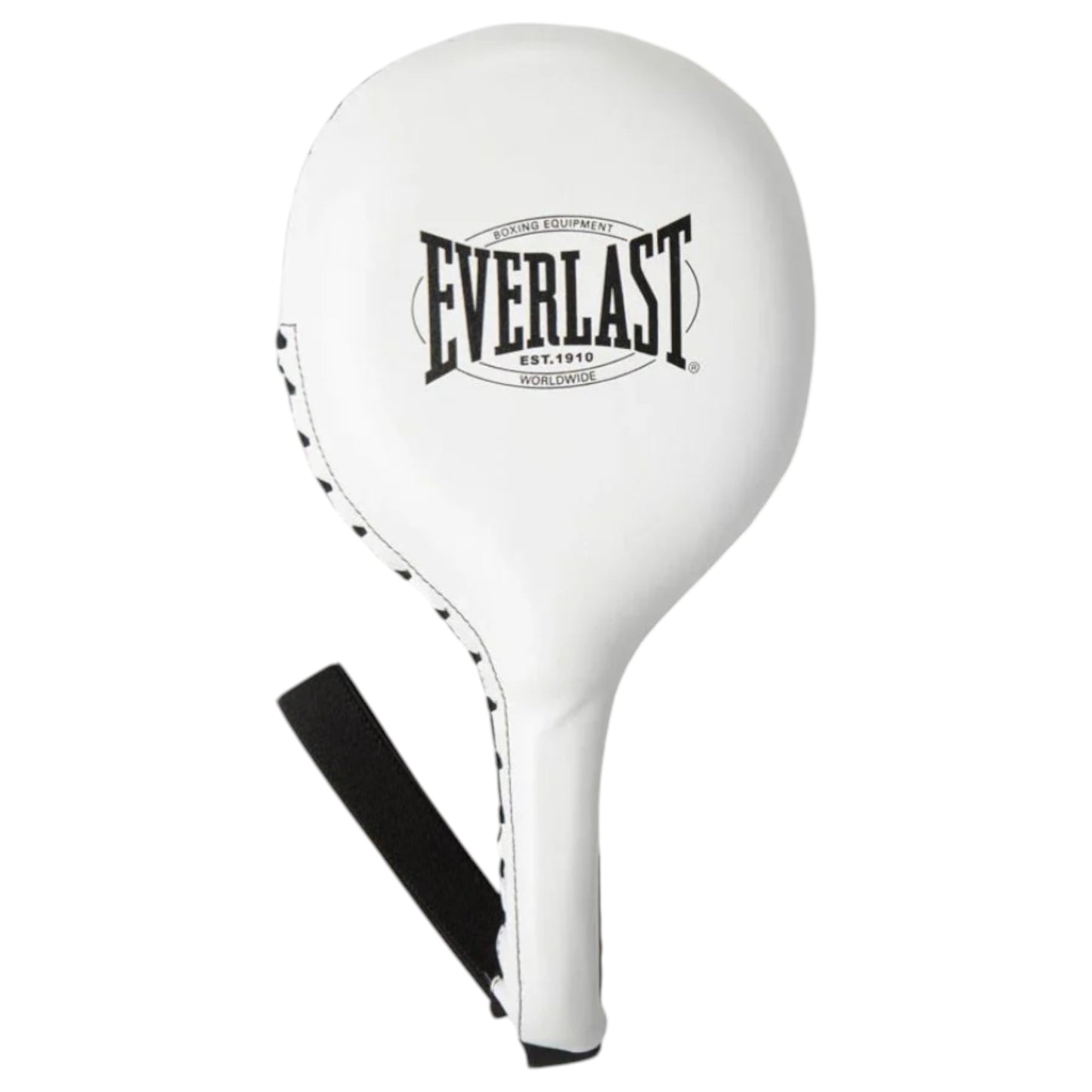 Unisex Adults Everlast 1910 Leather Punch Paddles Boxing Mitts Black/White