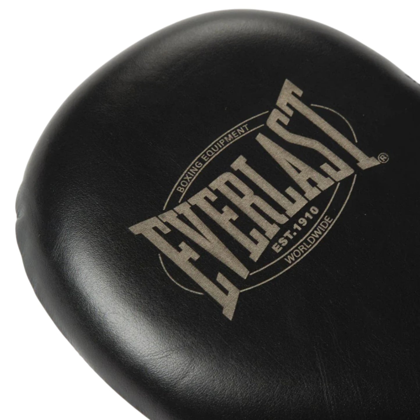 Unisex Adults Everlast 1910 Leather Punch Paddles Boxing Mitts Black/White