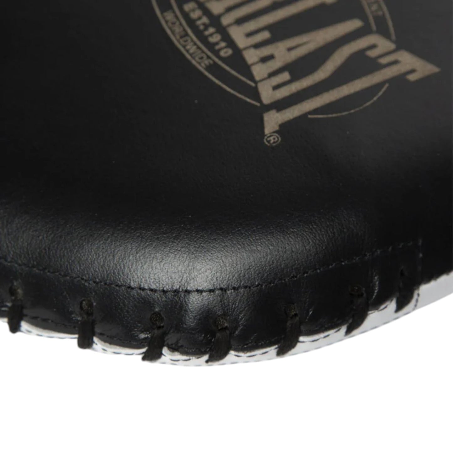 Unisex Adults Everlast 1910 Leather Punch Paddles Boxing Mitts Black/White
