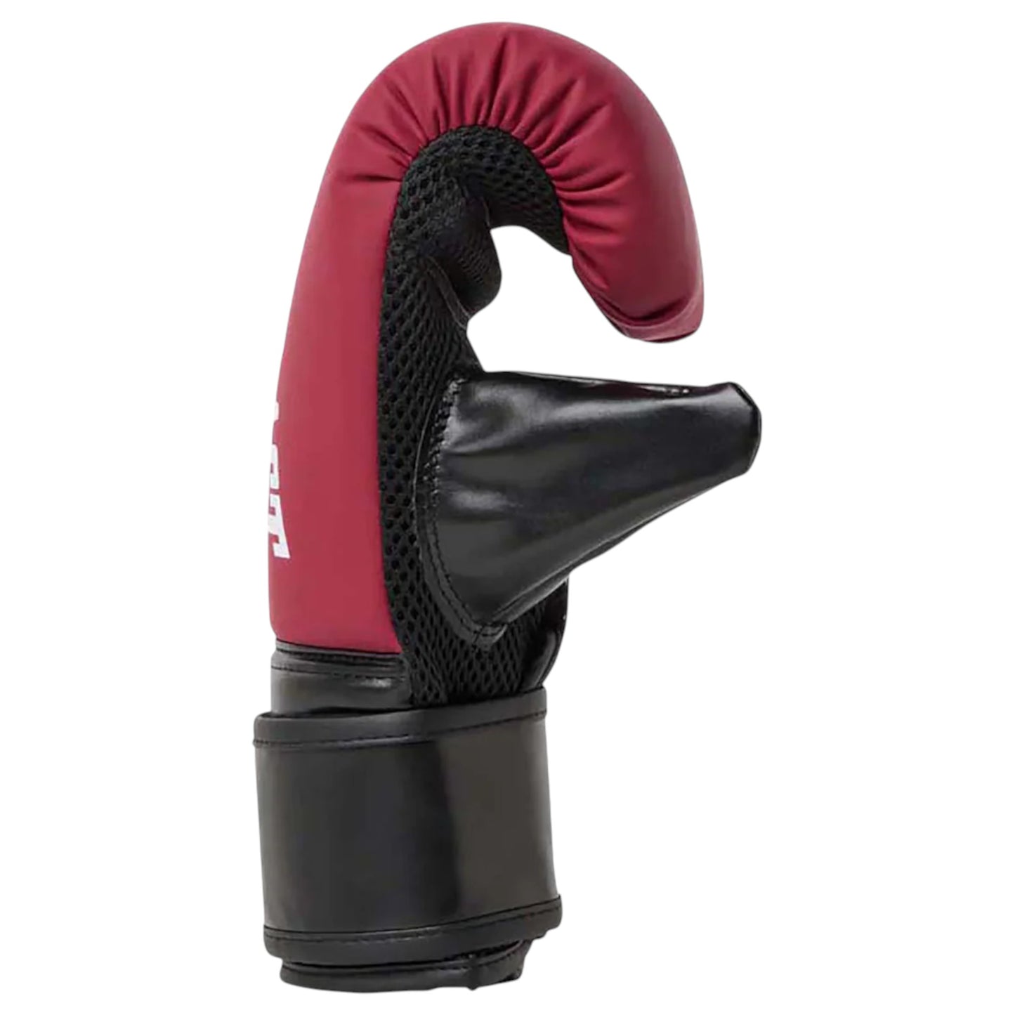 Unisex Adults Everlast Elite Tempo Cardio Gloves & Focus-Mitt Combo Boxing Gloves Black/Maroon