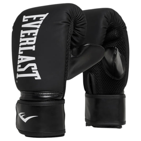 Unisex Adults Everlast Elite Tempo Cardio Boxing Gloves Black/White